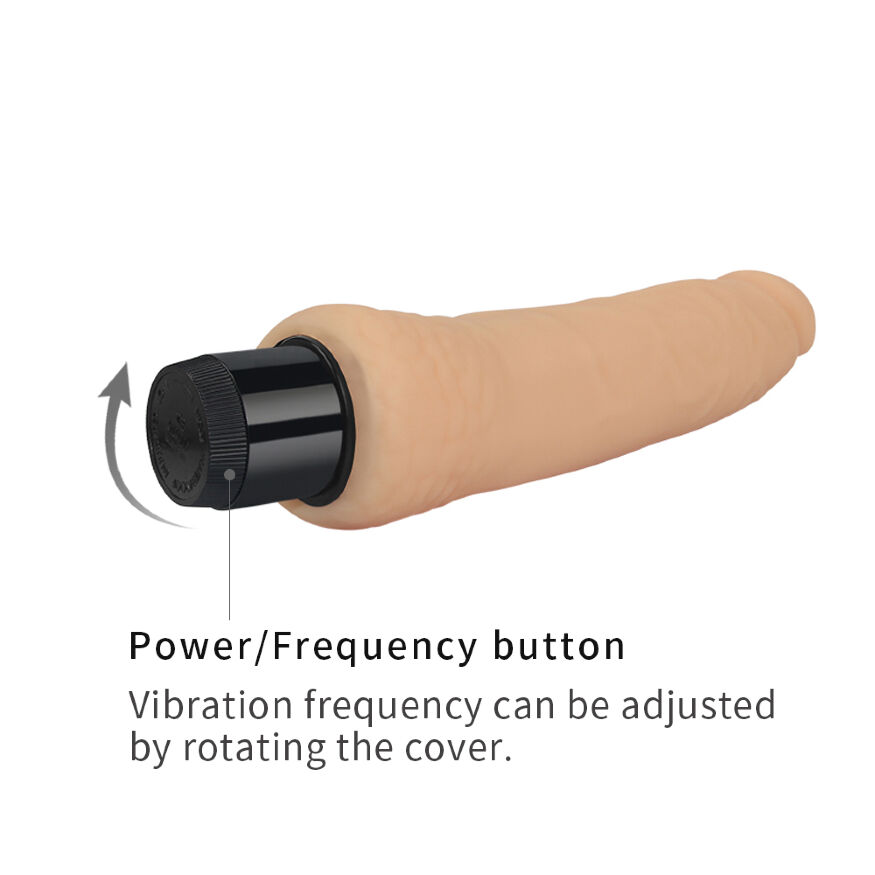 Реалістичний вібратор - Xtreme Feel Vibrator Flesh 8"