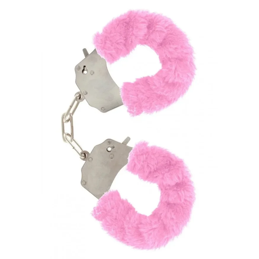 Розовые наручники Furry Fun Cuffs