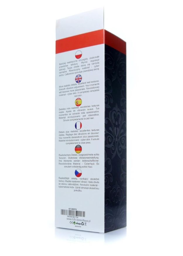 Вибратор - Real Skin Multispeed Black