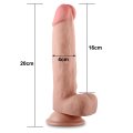 Неймовірно реалістичний фалоімітатор з рухомою крайньою плоттю Sliding-Skin Dual Layer Dong 8" Flesh