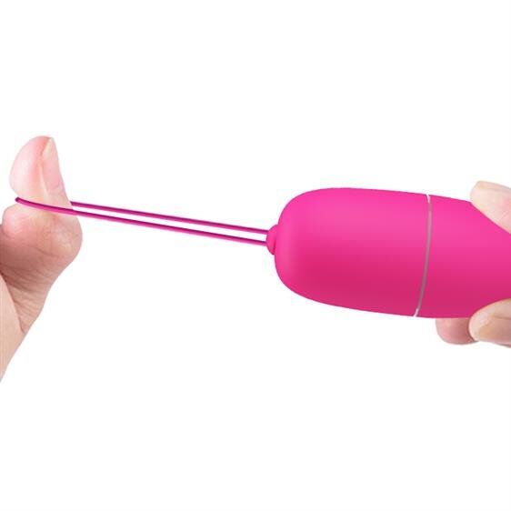 Стильне віброяйце з оксамитового силіконуPretty Love Selkie Vibrating Egg Pink