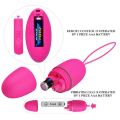 Стильне віброяйце з оксамитового силіконуPretty Love Selkie Vibrating Egg Pink