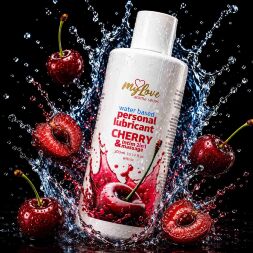 2в1 лубрикант та масажний гель - MyLove Aroma Series Intim&Massage Cherry, 300 мл