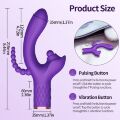 Вибромассажер с анальным и клиторальным стимулятором Boys of Toys - Patty Purple, BS6000059