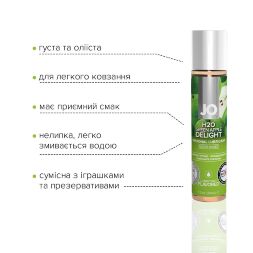 Смазка на водной основе System JO H2O - Green Apple (30 мл) без сахара, растительный глицерин