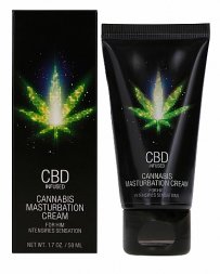 Стимулирующий крем для мужчин Shots - CBD Cannabis Masturbation Cream For Him, 50 ml