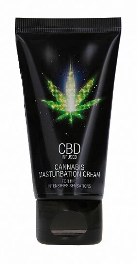 Стимулирующий крем для мужчин Shots - CBD Cannabis Masturbation Cream For Him, 50 ml