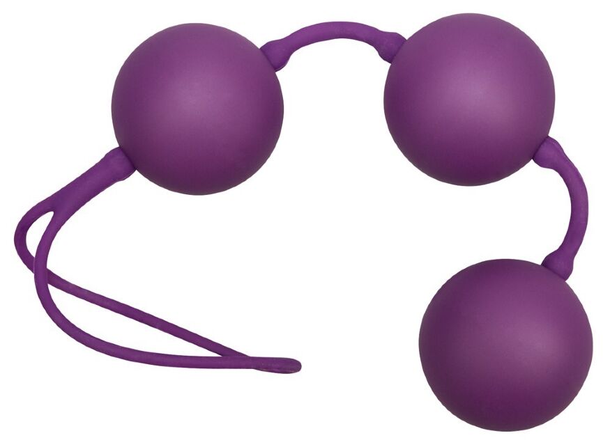 Три вагинальных шарика созданы из высококачественного силикона Velvet Balls Triple