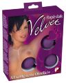 Три вагинальных шарика созданы из высококачественного силикона Velvet Balls Triple
