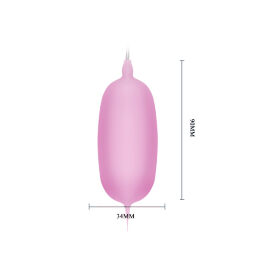 Гладкое виброяйцо продолговатой формы Eleanora Vibrating Egg Pink