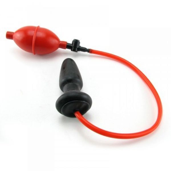 Анальная пробка с грушей COLT Expandable Butt Plug