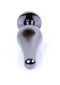 Анальна пробка - Jewellery Dark Silver Long Plug Light Blue