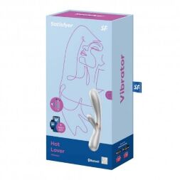 Смарт вибратор кролик с подогревом - Satisfyer Hot Lover Silver/Champagne (App)