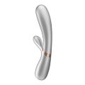 Смарт вібратор кролик з підігрівом - Satisfyer Hot Lover Silver/Champagne (App)