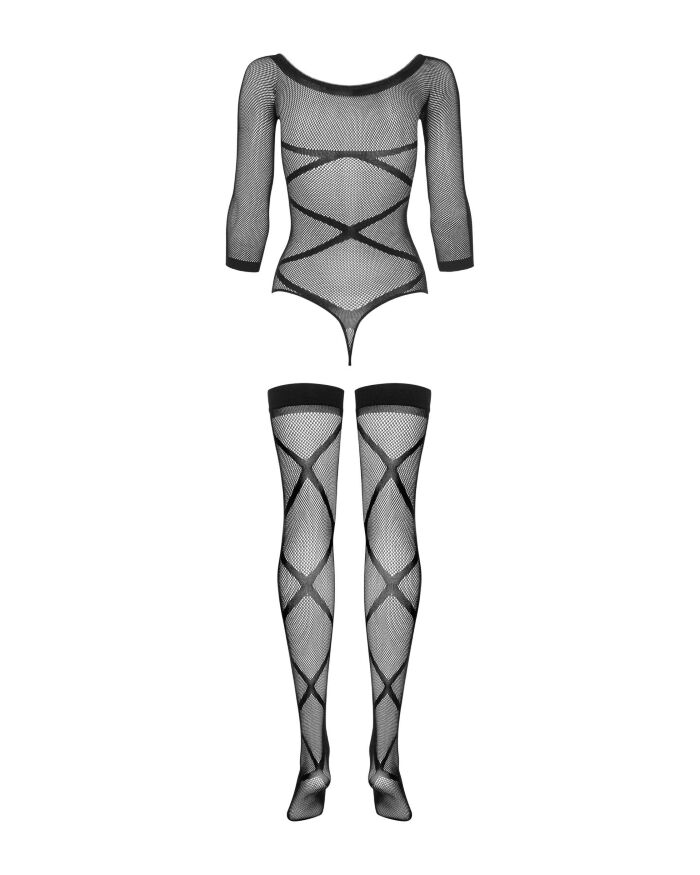 Соблазнительный бодистокинг Obsessive G320 S/M/L