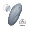 Кліторальний стимулятор - Satisfyer Tap & Climax 1 Bluegrey