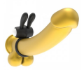 Ерекційне віброкільце Power Clit Cockring, Black
