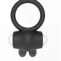 Ерекційне віброкільце Power Clit Cockring, Black
