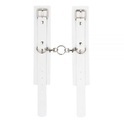 Наручники Leather Standart Hand Cuffs, White