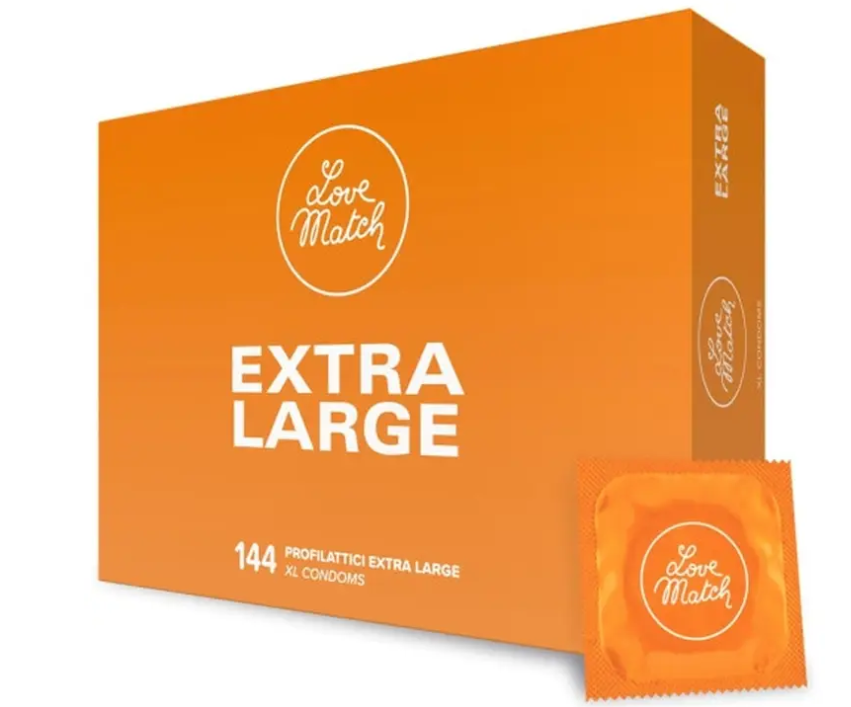 Презервативи збільшеної ширини Love Match - Extra Large (по 1 шт)