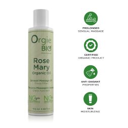 Розпродаж! Масажна олія Orgie - Bio Rosemary Organic Oil 100 мл (термін 26.07.2026)