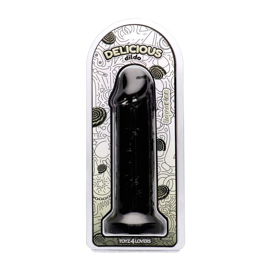 Великий фалоімітатор з ароматом лакриці - Toyz4lovers Delicious Dildo Liquorice, 25 см