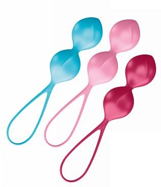 Набор вагинальных шариков SATISFYER BALLS C03 DOUBLE SET OF 3