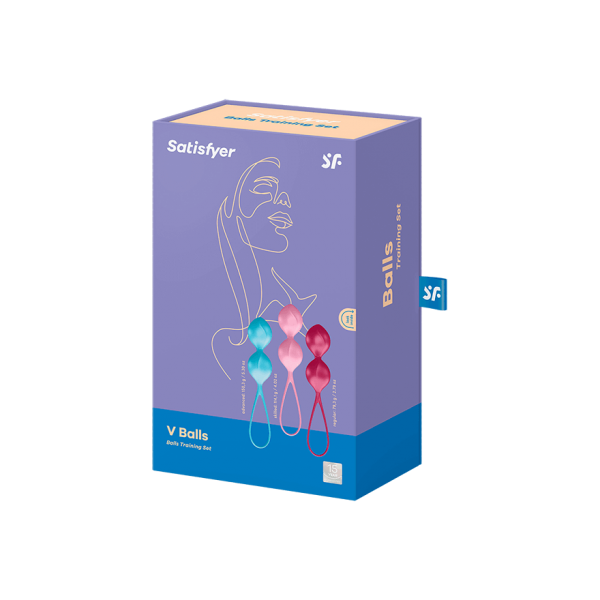 Набор вагинальных шариков SATISFYER BALLS C03 DOUBLE SET OF 3