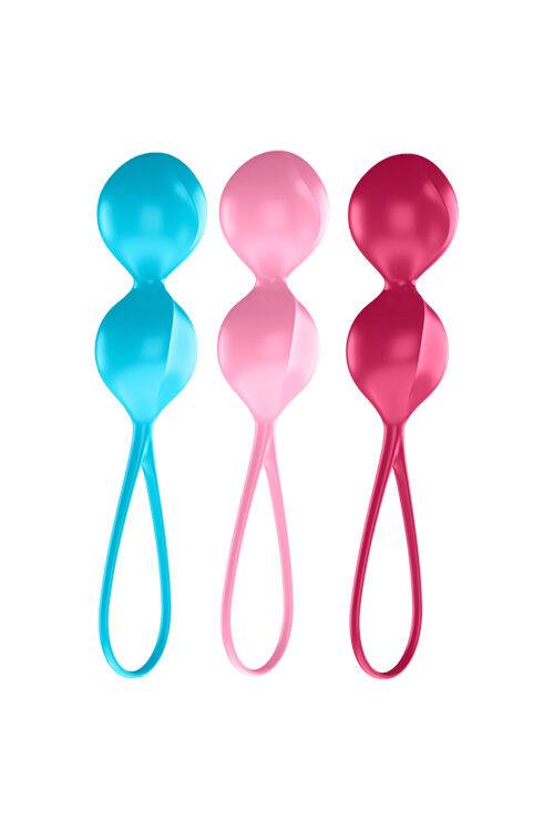 Набор вагинальных шариков SATISFYER BALLS C03 DOUBLE SET OF 3
