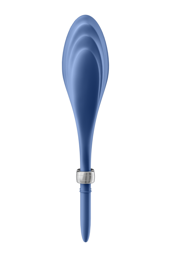 Регульоване ерекційне кільце з вібрацією Satisfyer Duelist blue