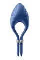 Регульоване ерекційне кільце з вібрацією Satisfyer Duelist blue