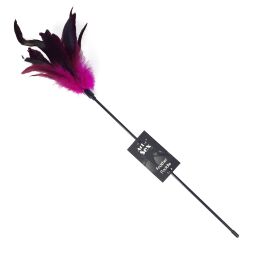 Лоскітка з пером півня Art of Sex  -  Feather Paddle, темно-рожева