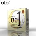 Презервативы ультра тонкие OLO с гиалуроновой кислотой + холод/тепло (цена за 3 шт. в упаковке)