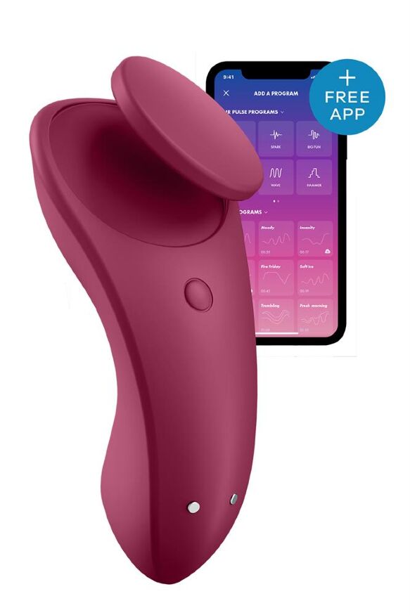 Вибратор в трусики с функцией управления смартфоном Satisfyer Sexy Secret