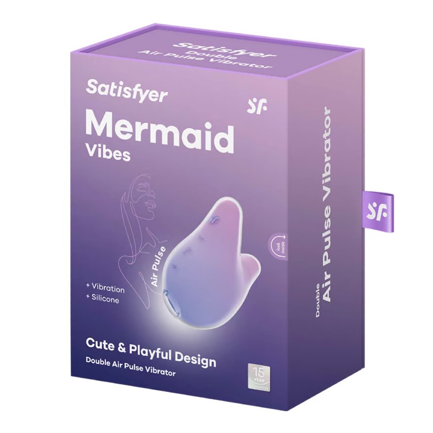 Вакуумный клиторальный стимулятор Satisfyer Mermaid Vibes Violet/Pink, 2 мотора