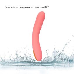 Смарт-вибратор с пульсацией Svakom Ava Neo Peach Pink, 15 режимов работы, водонепроницаемый