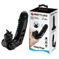 Насадка на палец - Pretty Love Corbin Finger Vibrator Black