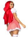 Костюм Красной Шапочки М Leg Avenue Fairytale Miss Red, 2 предмета, красный