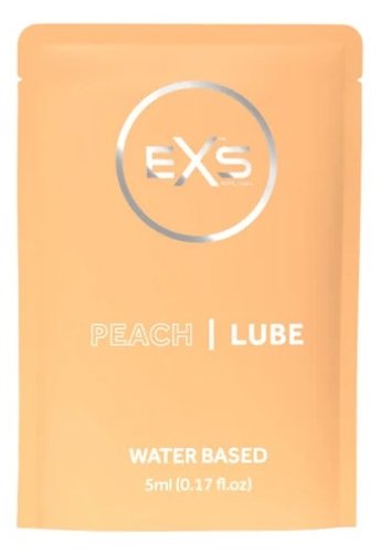 Ароматизированный универсальный гель-лубрикант EXS Peach Lube, 5 ml