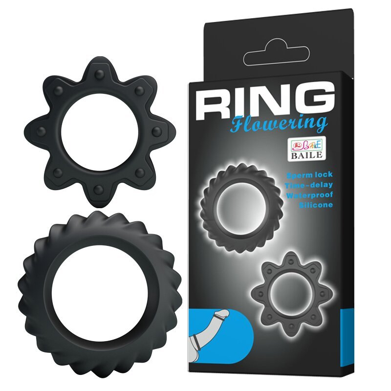 Набор эрекционных колец " RING FLOWERING " BI-210154