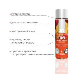 Смазка на водной основе System JO H2O - Peachy Lips (120 мл) без сахара, растительный глицерин
