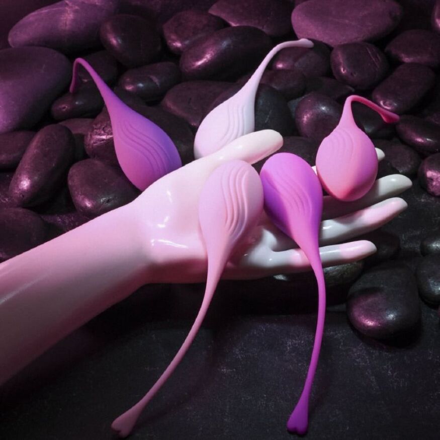 Набор вагинальных шариков Evolved Tight &amp; Delight разных цветов, 5 шт.