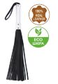 Флогер з комбінованої шкіри Flirty COMBO Leather - Black &amp; White, BM-00029