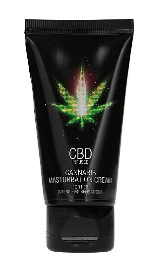 Стимулирующий крем для женщин Shots - CBD Cannabis Masturbation Cream For Her, 50 ml