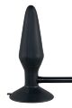 Анальна пробка з накачкою - True Black Silikon Pump Plug