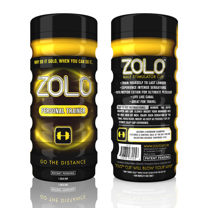 Мастурбатор в колбе ZOLO PERSONAL TRAINER CUP