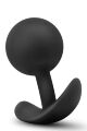 Анальный плаг Blush с внутренним шариком Adventures Platinum Silicone Vibra