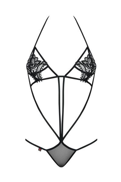 Боди Obsessive LUIZA Teddy S/M Black