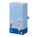 Смарт вібратор кролик з підігрівом - Satisfyer Hot Lover Pink/Dark Pink(App)