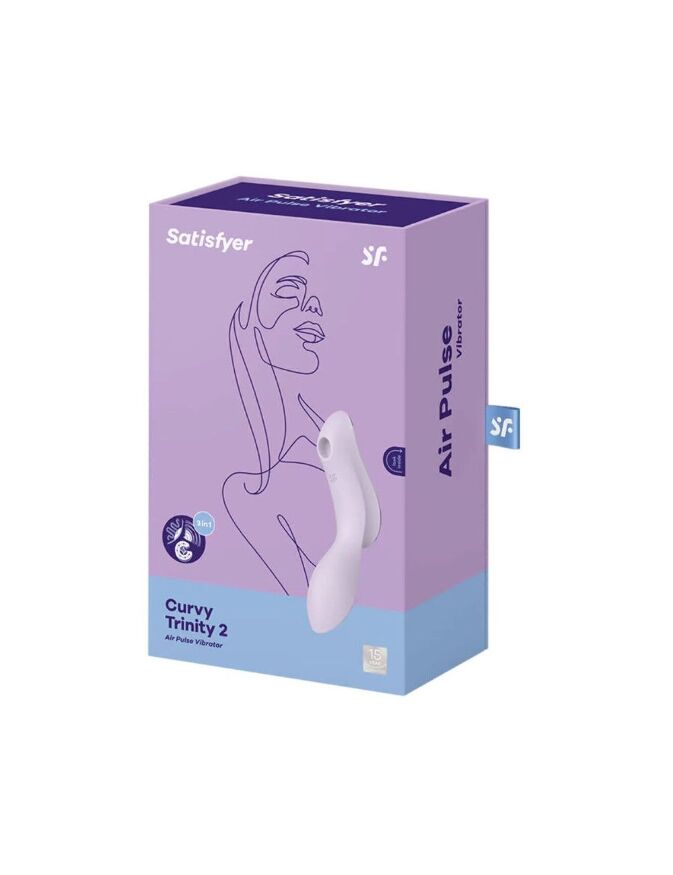 Вакуумный клиторальный стимулятор Satisfyer Curvy Trinity 2 Violet
